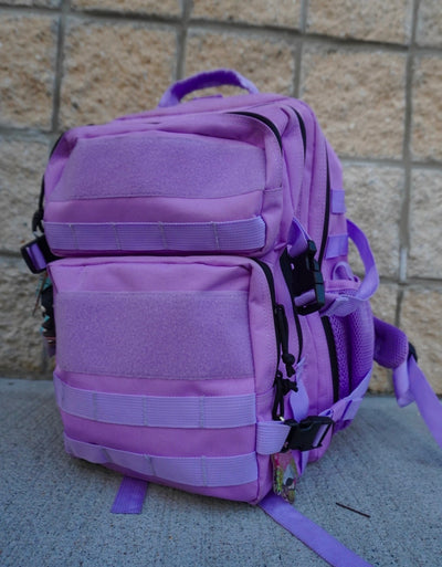 Tactical Backpack (25L) -purple (plain with free USA patch)