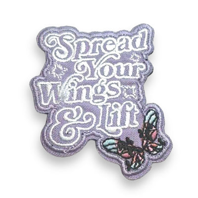 SPREAD YOUR WINGS AND LIFT- VELCRO PATCH