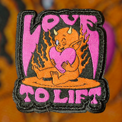 LOVE TO LIFT- VELCRO PATCH