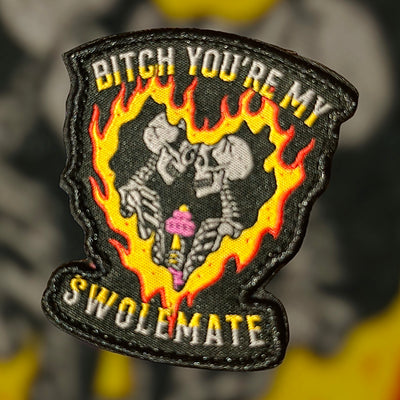 BISH YOU’RE MY SWOLEMATE-VELCRO PATCH