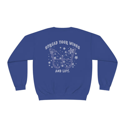 SPREAD YOUR WINGS AND LIFT- CREWNECK