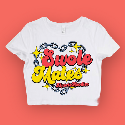 SWOLEMATES (NEW) - CROPPED TEE