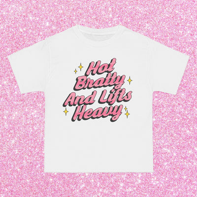 HOT BRATTY & LIFTS HEAVY- TEE