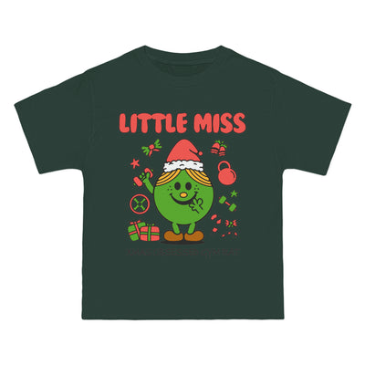 LITTLE MISS XMAS OBSESSED GYM RAT- TEE