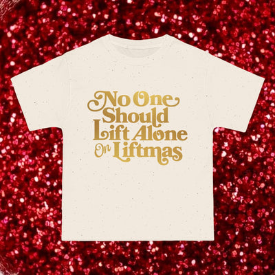 NO ONE SHOULD LIFT ALONE- TEE