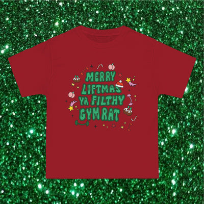 MERRY LIFTMASS YA FILTY GYM RAT- TEE