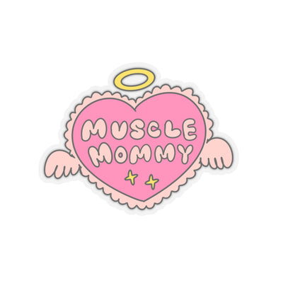 MUSCLE MOMMY HEART- STICKER