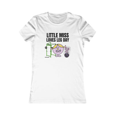 little miss loves leg day- baby tee