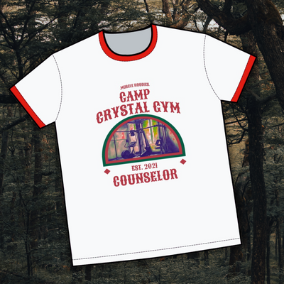 CAMP CRYSTAL GYM- Ringer Tee