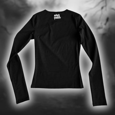 BATTY GOTH MOMMY - BLACK LONG SLEEVE COMPRESSION