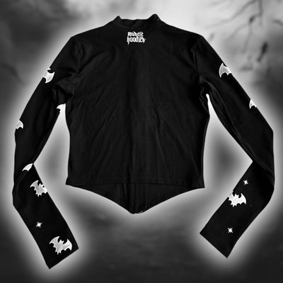 BBL GOTH MOMMY - BLACK ZIP UP JACKET