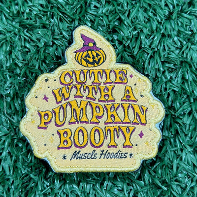 CUTIE WITH A PUMPKIN BOOTY-VELCRO PATCH