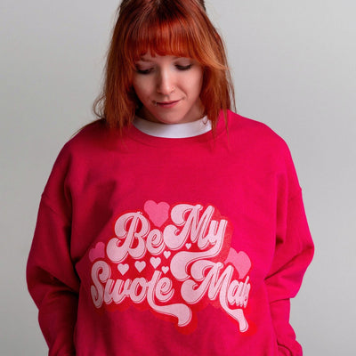BE MY SWOLEMATE (RED HEART VERSION)- CREWNECK