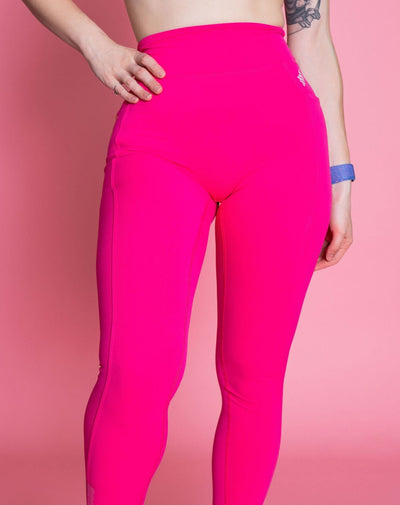 RACER PEACH-SCRUNCH LEGGINGS WITH VBACK