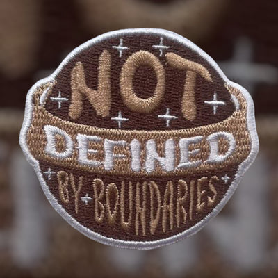 NOT DEFINED BY BOUNDARIES- Velcro Patch