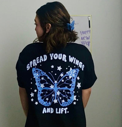 SPREAD YOUR WINGS AND LIFT -TEE