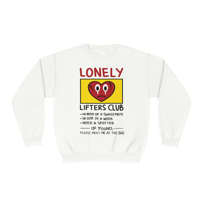 LONELY LIFTERS CLUB- CREWNECK