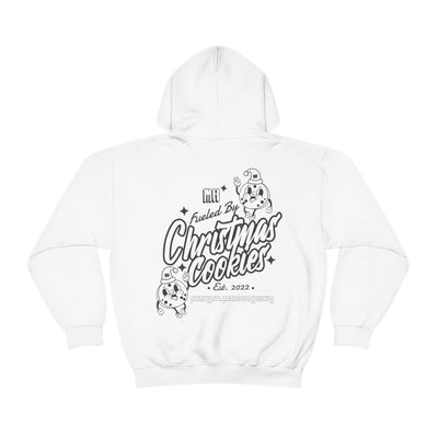 FUELED BY XMAS COOKIES (B&W)  - HOODIE