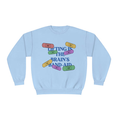 LIFTING IS THE BRAIN’S BAND-AID - CREWNECK