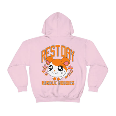 REST DAY ANIME HAMPSTER - HOODIE