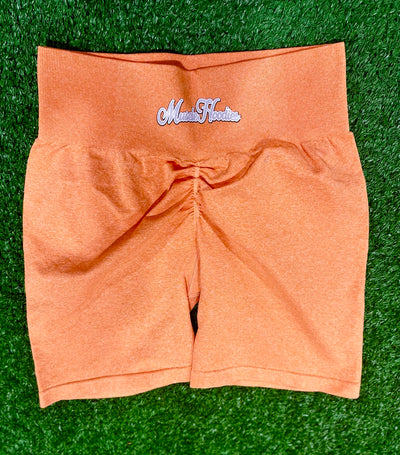 Arancia Orange -Scrunch Shorts (Super Stretch)
